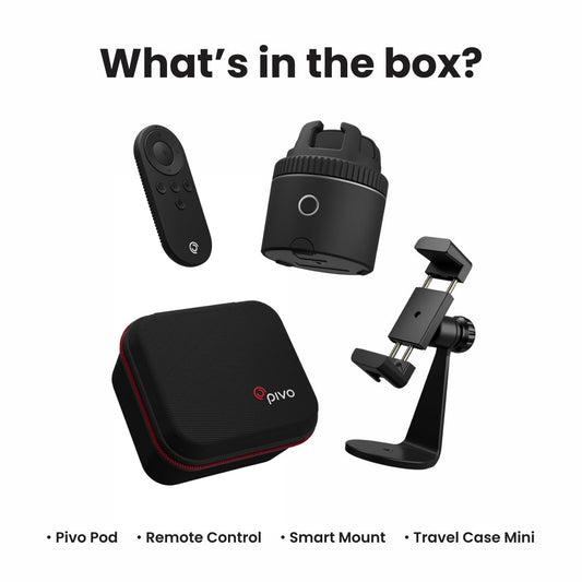 Pod Silver Starter Pack - The essential bundle for self-filming